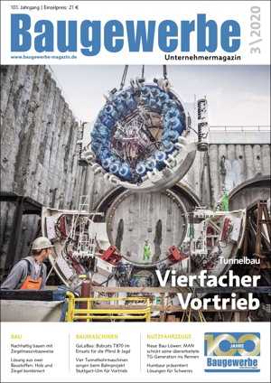 baugewerbe unternehmermagazin Ausgabe 03/2020 baugewerbe unternehmermagazin Ausgabe 03/2020