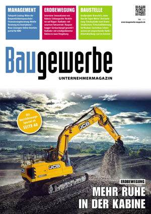 baugewerbe unternehmermagazin Ausgabe 07-08/2018 baugewerbe unternehmermagazin Ausgabe 07-08/2018