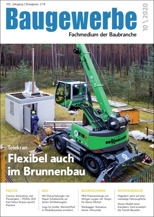 baugewerbe unternehmermagazin Ausgabe 10/2020 baugewerbe unternehmermagazin Ausgabe 10/2020