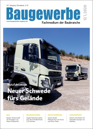 baugewerbe unternehmermagazin Ausgabe 12/2020 baugewerbe unternehmermagazin Ausgabe 12/2020